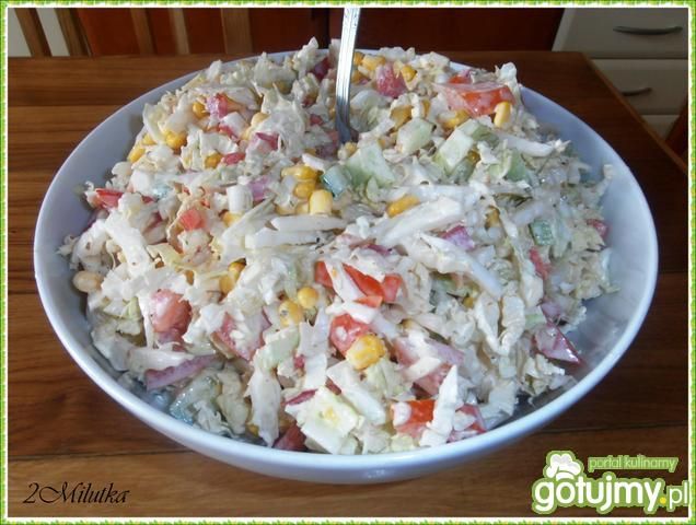 Surówka włoska z pekinki Surówka włoska z pekinki