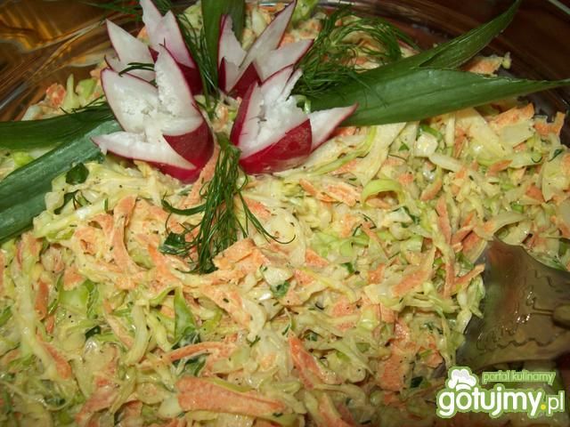 Surówka z białej kapusty do obiadu  Surówka z białej kapusty do obiadu