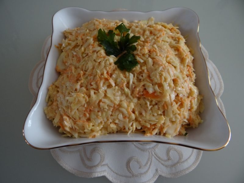 Surówka z białej kapusty wg Megg