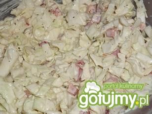 Surówka z białej kapusty z papryką 2 Surówka z białej kapusty z papryką 2