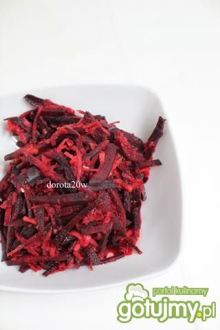 Surówka z buraczków i jabłek