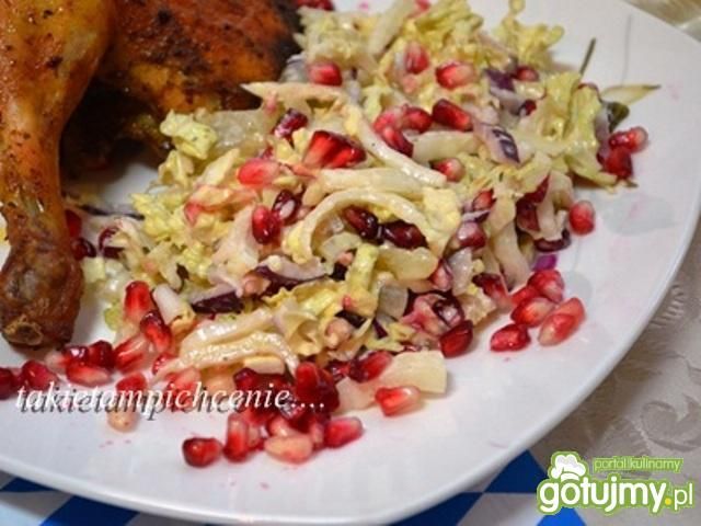 Surówka z cebulą i granatem  Surówka z cebulą i granatem