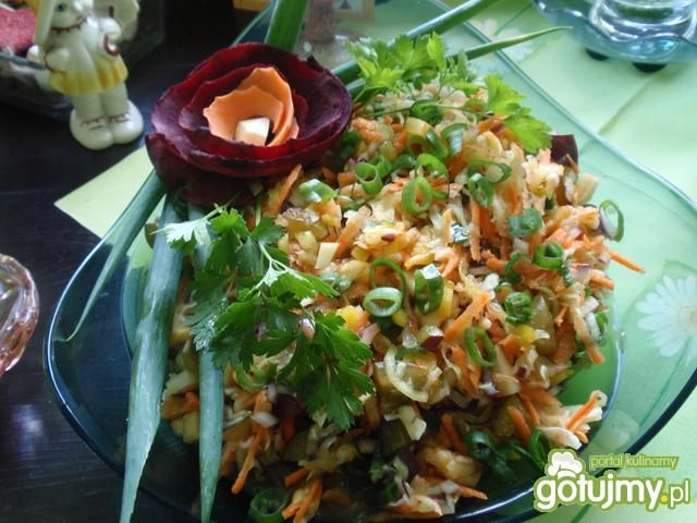 Surówka z cukini i sliwek  Surówka z cukini i sliwek