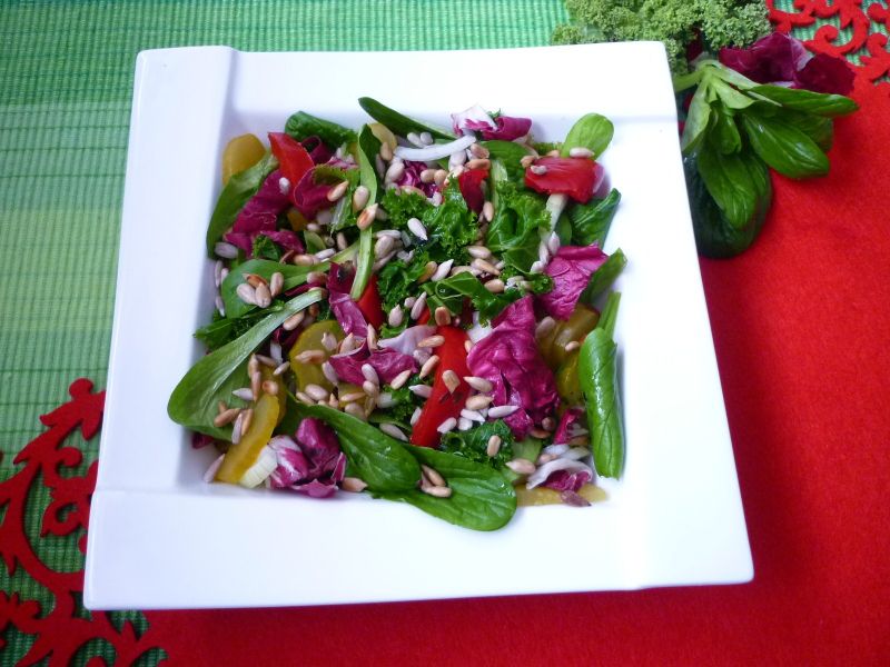 Surówka z cykorią i papryką