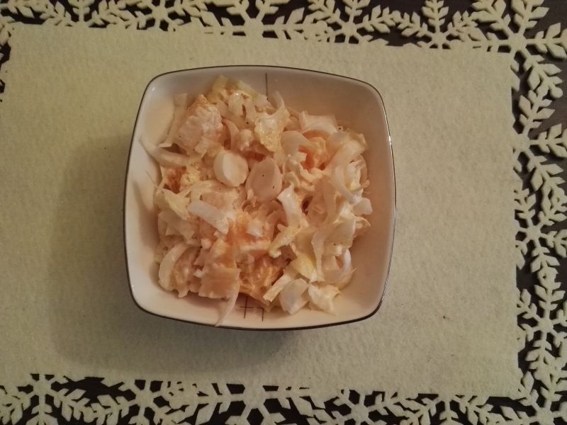 Surówka z cykorii z pomarańczą