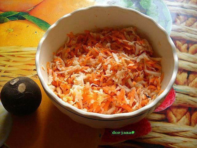 Surówka z czarną rzepą