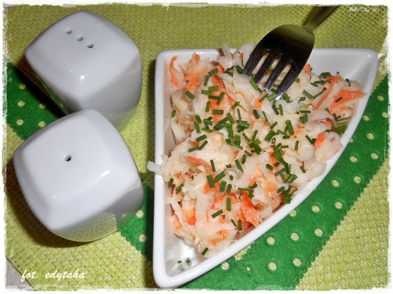 Surówka z czarnej rzodkwi z jogurtem