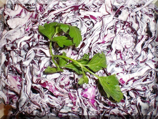 Surówka z czerwonej kapusty