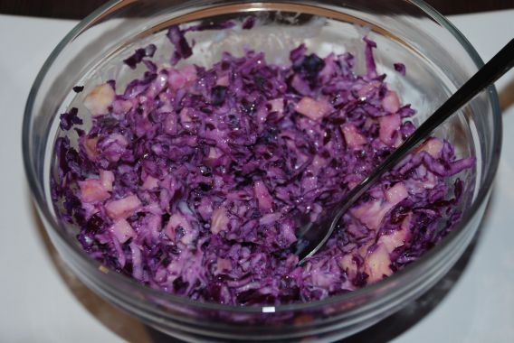 Surówka z czerwonej kapusty