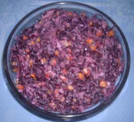Surówka z czerwonej kapusty