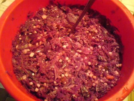 Surówka z czerwonej kapusty