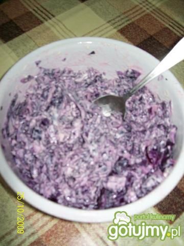 Surówka z czerwonej kapusty