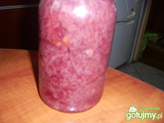 Surówka z czerwonej kapusty 