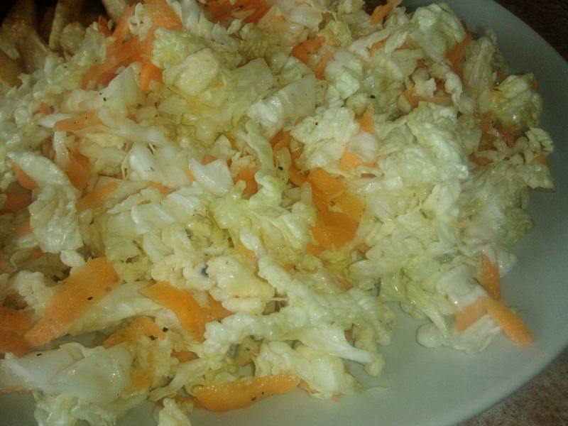 Surówka z jajecznicą