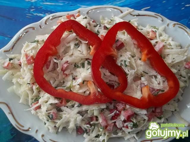 Surówka z kalarepy i papryki Surówka z kalarepy i papryki