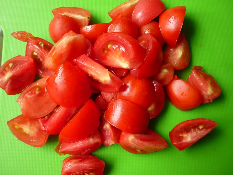 Surówka z kalarepy i pomidorów