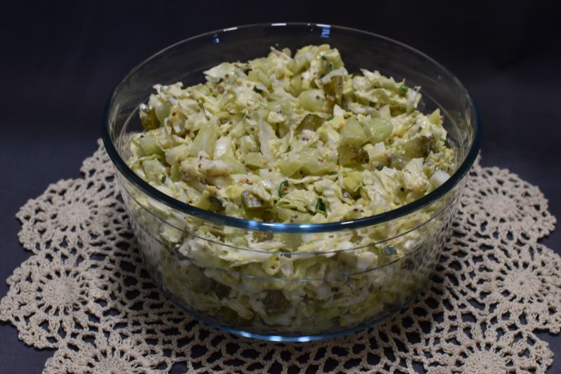 Surówka z Kapustą i ogórkami