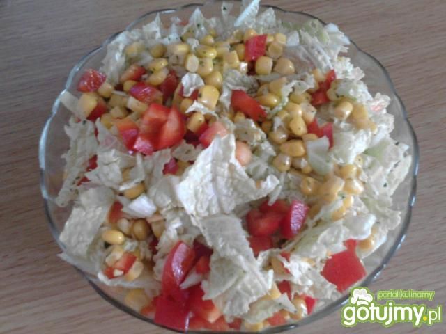 Surówka z kapustą pekińską wg dayzi Surówka z kapustą pekińską wg dayzi