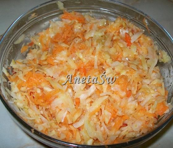 Surówka z kapusty kiszonej