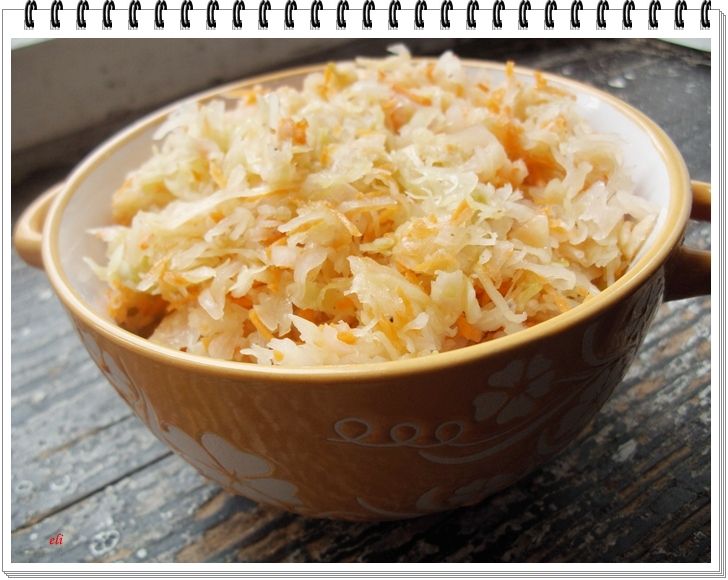 Surówka z kapusty kiszonej Eli z miodem Surówka z kapusty kiszonej Eli z miodem