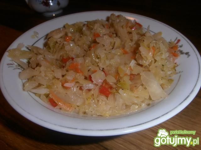 Surówka z kapusty kiszonej wg milutki Surówka z kapusty kiszonej wg milutki