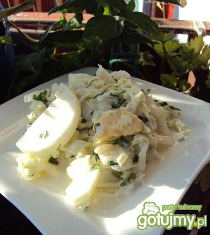Surówka z kapusty pekińskiej i  ogórka 