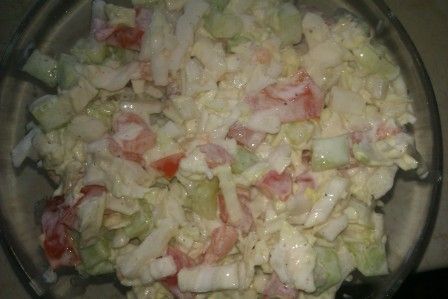 Surówka z kapusty pekińskiej wg Beaty Surówka z kapusty pekińskiej wg Beaty