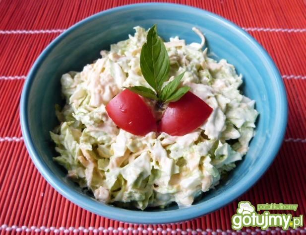 Surówka z kapusty pekińskiej z dynią