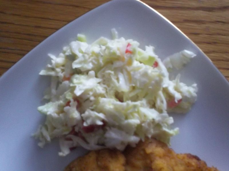 Surówka z kapusty pekińskiej z papryką