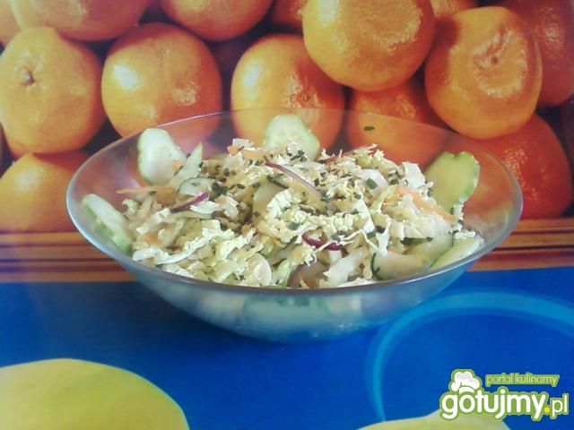 Surówka z kapusty włoskiej wg Ela Dz Surówka z kapusty włoskiej wg Ela Dz