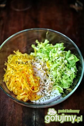 Surówka z kapusty z dynią