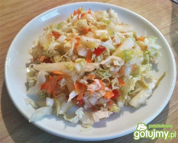 Surówka z kapusty z ogórkiem  Surówka z kapusty z ogórkiem