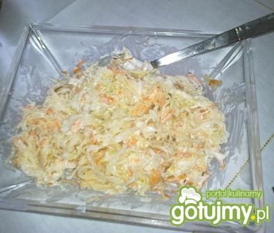 Surówka z kiszonej kapusty 2