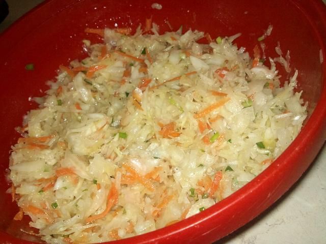 surówka z kiszonej kapusty