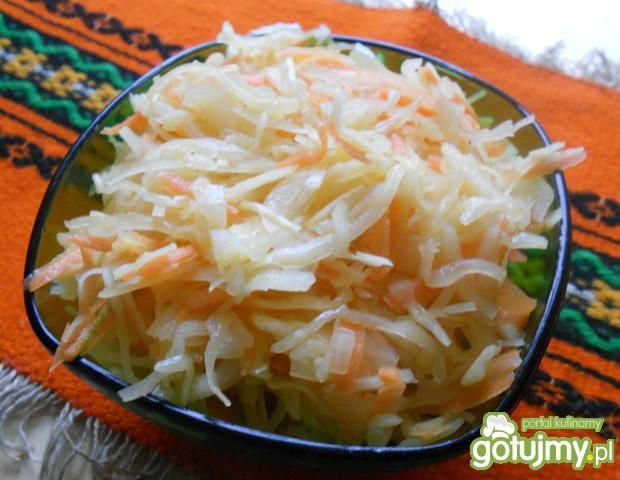 Surówka z kiszonej kapusty wg edytaha