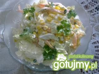 Surówka z kukurydzą 