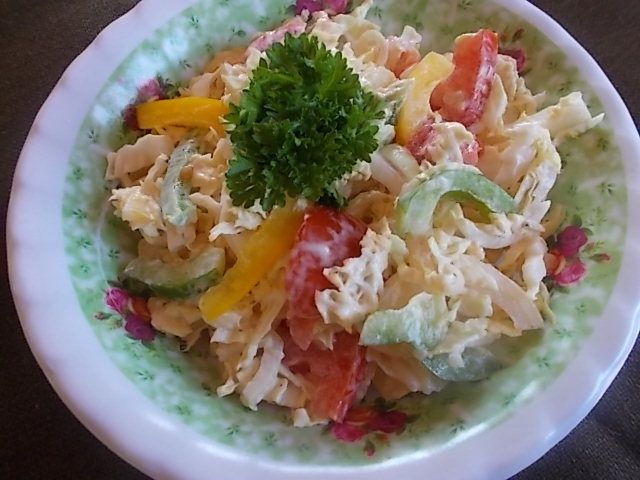 Surówka z lekkim majonezem  Surówka z lekkim majonezem