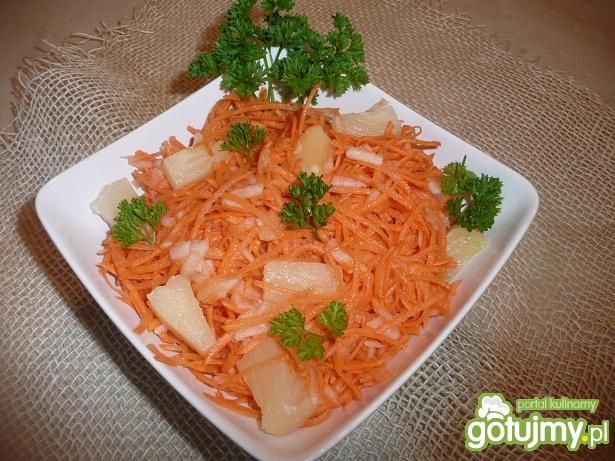 Surówka z marchewki i ananasa wg aginaa