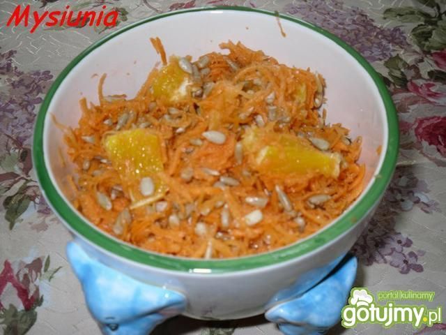 Surówka z marchewki i pomarańczy 