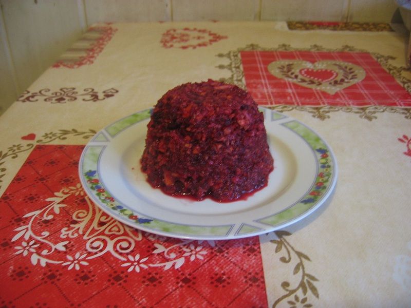 Surówka z marchewki, jabłek i buraka