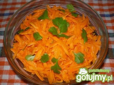 Surówka z marchwi i kolendry