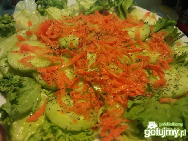 Surówka z ogórkiem i marchewką Surówka z ogórkiem i marchewką
