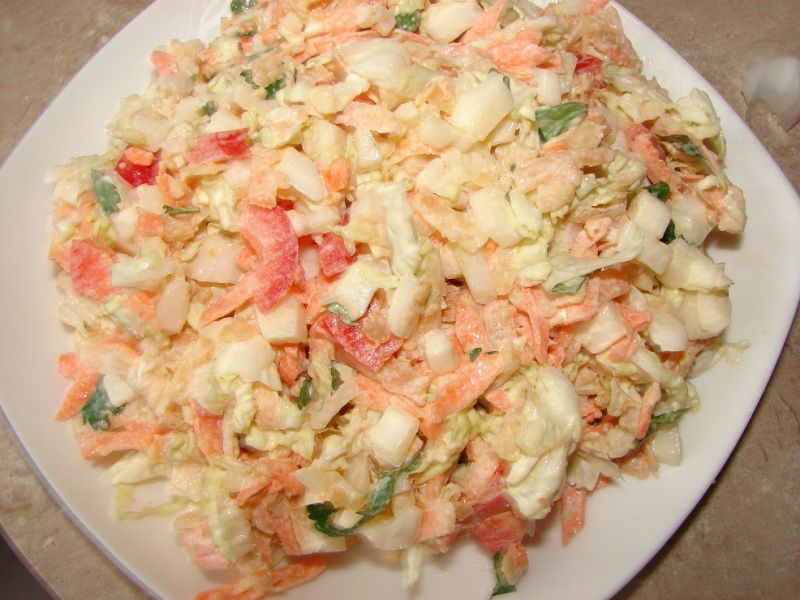 Surówka z pekinką i papryką