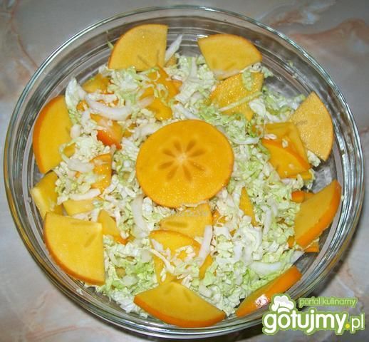 Surówka z pekinki i kaki Surówka z pekinki i kaki