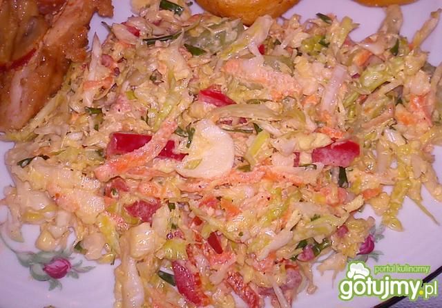 Surówka z pekinki i papryki. Surówka z pekinki i papryki.