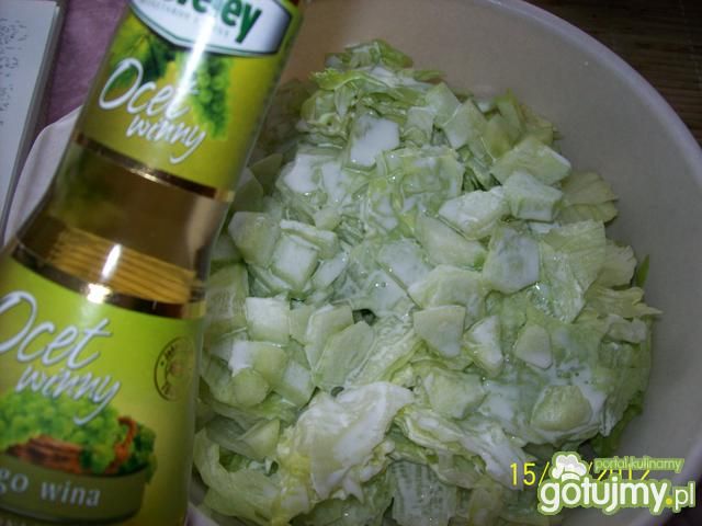 Surówka z pekinki z ogórkiem Surówka z pekinki z ogórkiem