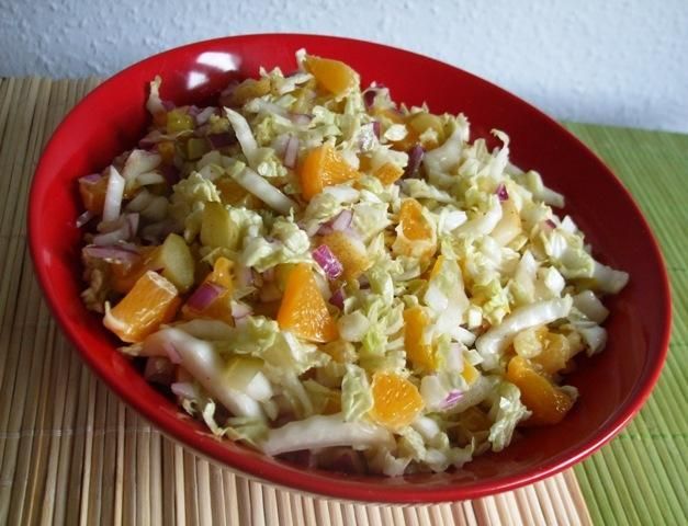 Surówka z pekinska i pomaranczami Surówka z pekinska i pomaranczami