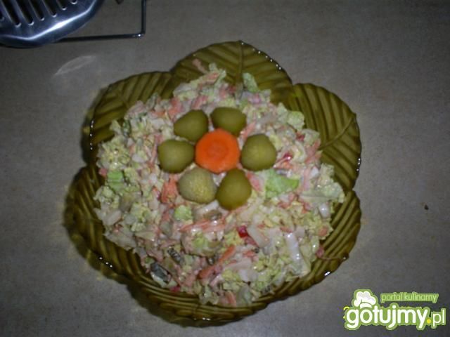 Surówka z pekińskiej do obiadu Surówka z pekińskiej do obiadu