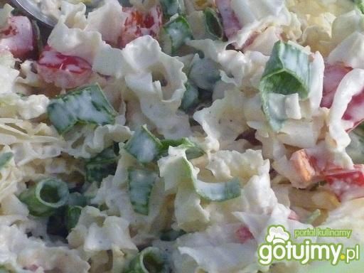 Surówka z pekińskiej z papryką  Surówka z pekińskiej z papryką