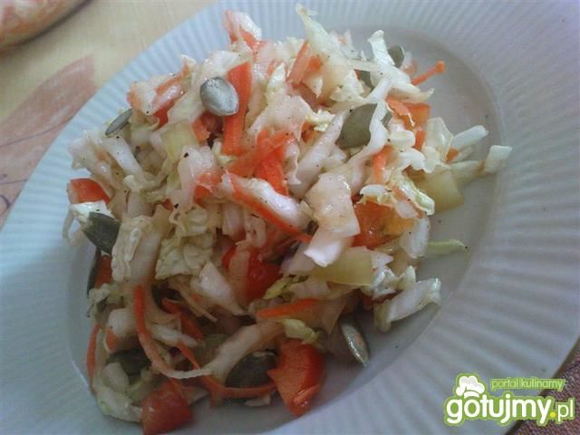 Surówka z pestkami dyni  Surówka z pestkami dyni